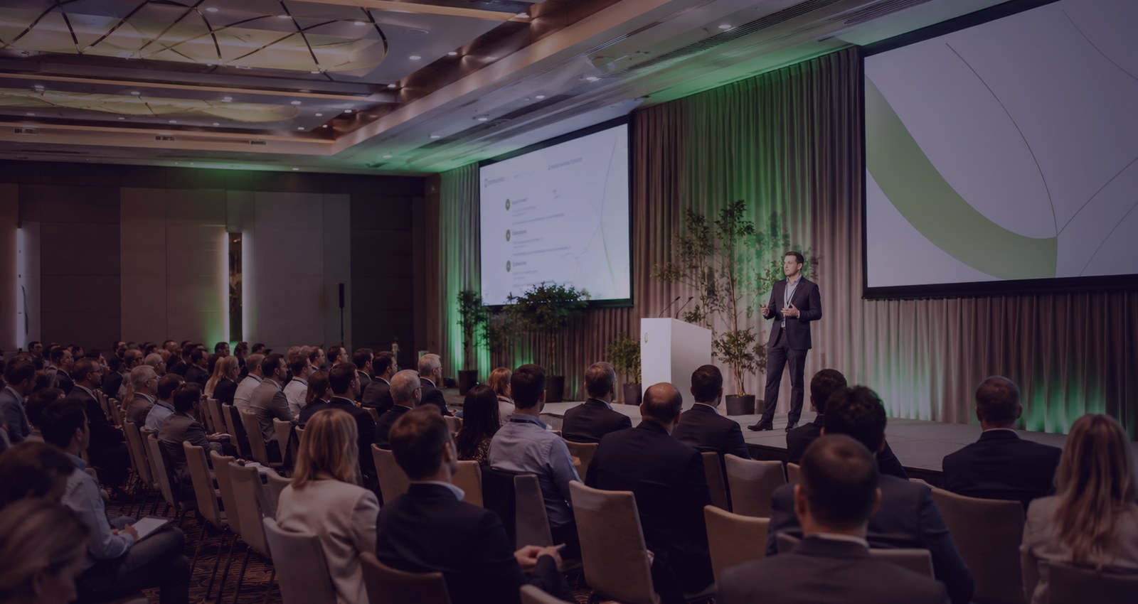 Different professional gatherings require different room layouts, support areas and timing considerations.